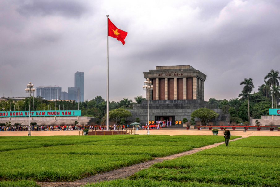 Ho Chi Minh Mausoleum in Hanoi